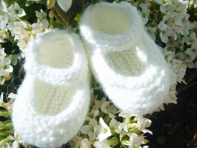 Baby Mary Jane Booties